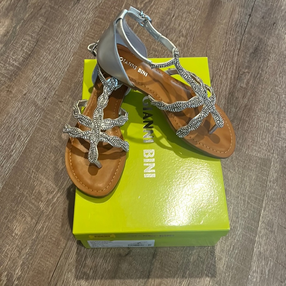 Gianni Bono Silver Sandals